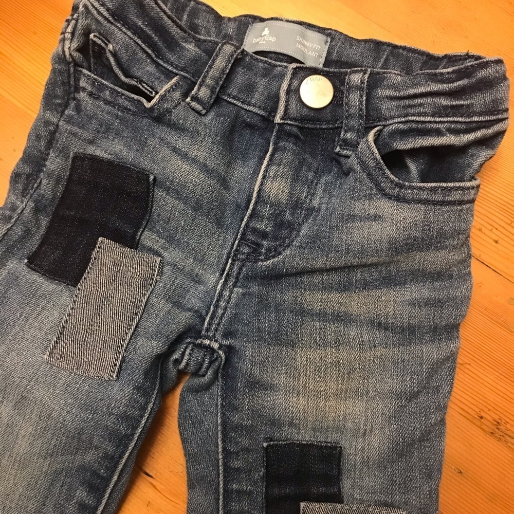 🎈Baby Gap Patched Jeans